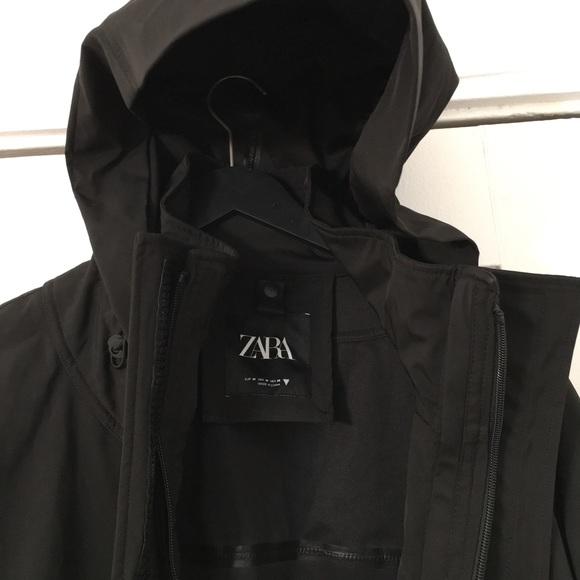 Zara Two in One parka Jacket. Size is medium - Picture 7 of 14